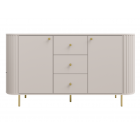 Komoda beżowa zaokrąglone boki frez 823 OLIVO Komoda beżowa zaokrąglone boki frez 823 OLIVO